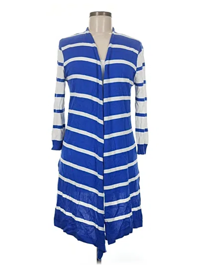 Pre-owned Evolution Cardigan Sweater In Blue