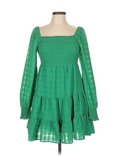 Pre-owned Evolutionary Casual Dress In Green