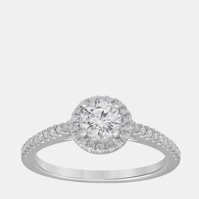 Pre-owned Evolve 1.01ct 14k White Gold Lab Grown Diamond Engagement Ring Us 7