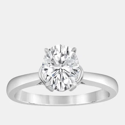 Pre-owned Evolve 1.02ct 14k White Gold Lab Grown Diamond Solitaire Ring