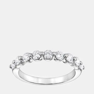 Pre-owned Evolve 14k White Gold Lab Grown Diamond Band (0.5 Cts)
