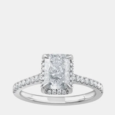 Pre-owned Evolve 1.7ct 14k White Gold Lab Grown Diamond Engagement Ring