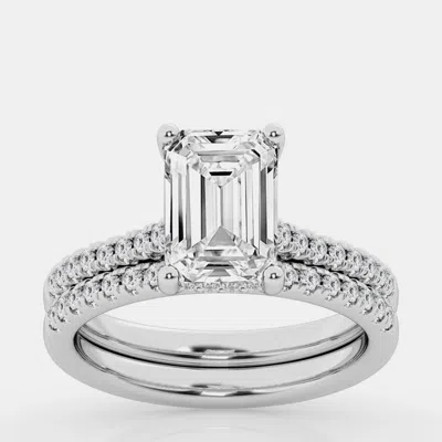 Pre-owned Evolve 2.5ct 14k White Gold Lab Grown Diamond Bridal Set