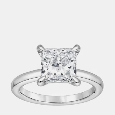 Pre-owned Evolve 3ct 14k White Gold Lab Grown Diamond Solitaire Ring