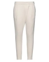 Evoo Woman Pants Ivory Size 8 Viscose, Nylon, Elastane In White