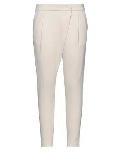 Evoo Woman Pants Ivory Size 8 Viscose, Nylon, Elastane In White