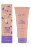 Evre. Time To Shine Raspberry & Almond Face Scrub In Transparent