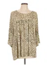 Evri 3/4 Sleeve T-shirt In Multi