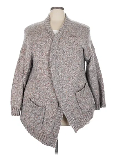 Pre-owned Evri Cardigan Sweater In Gray