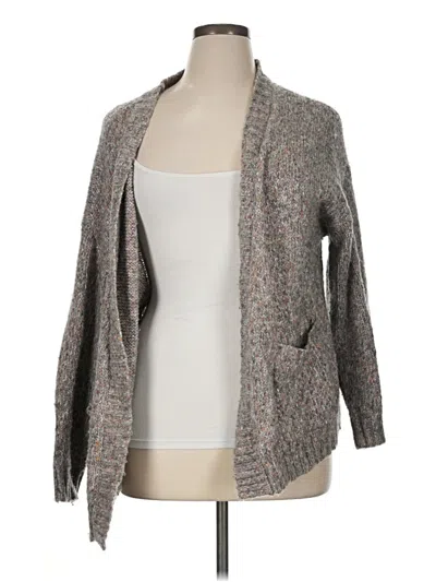 Pre-owned Evri Cardigan Sweater In Gray
