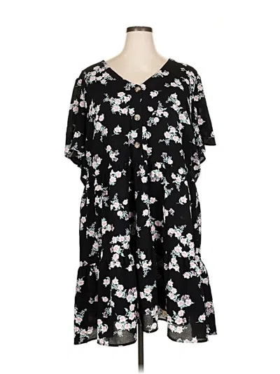 Pre-owned Evri Casual Dress In Black