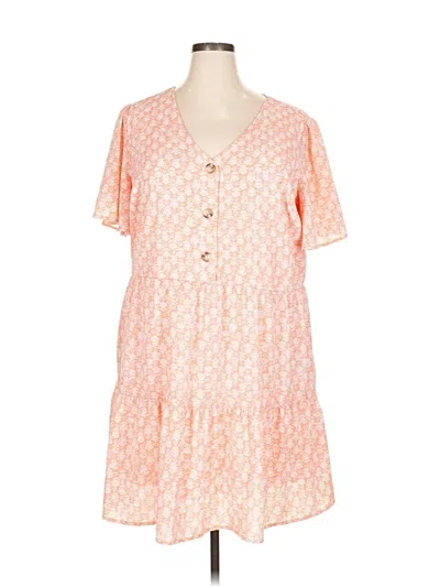 Pre-owned Evri Casual Dress In Orange