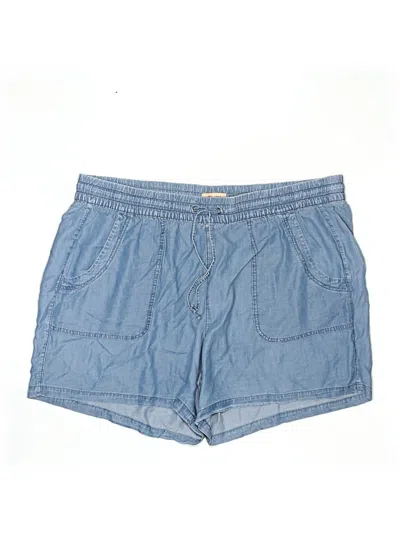 Pre-owned Evri Denim Shorts In Blue