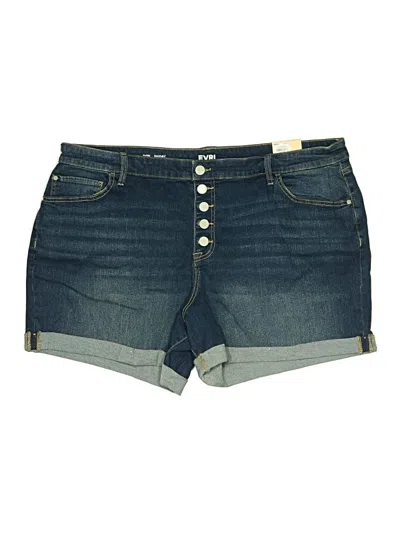 Pre-owned Evri Denim Shorts In Blue