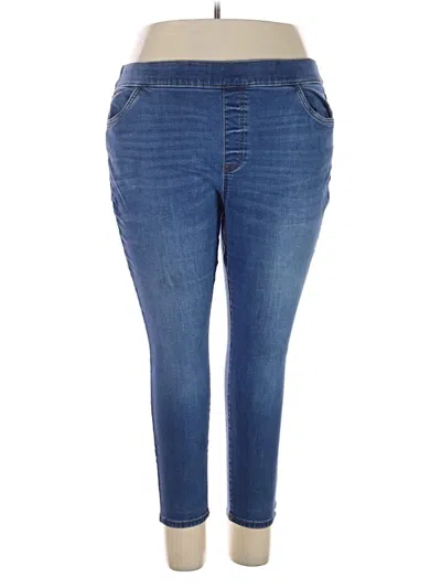 Pre-owned Evri Jeggings In Blue