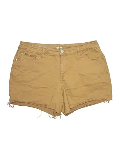 Pre-owned Evri Khaki Shorts In Tan