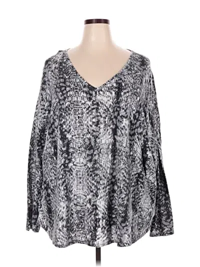 Pre-owned Evri Long Sleeve T-shirt In Silver