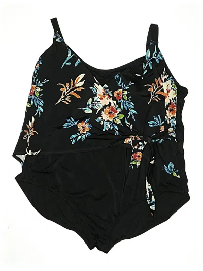 Pre-owned Evri One Piece Swimsuit In Black