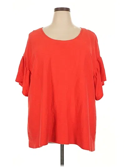 Pre-owned Evri Poncho In Red