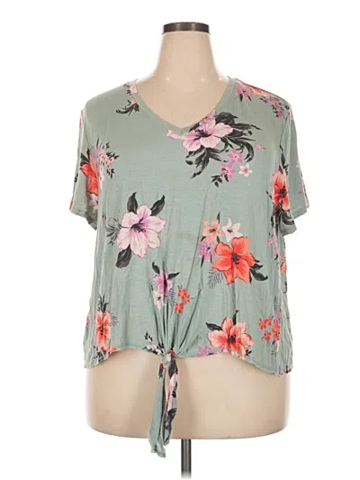 Pre-owned Evri Short Sleeve T-shirt In Green