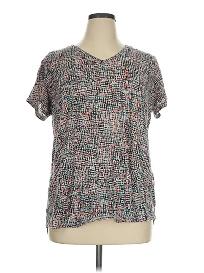 Pre-owned Evri Short Sleeve T-shirt In Silver