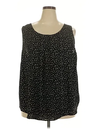 Pre-owned Evri Sleeveless Blouse In Black