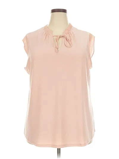 Pre-owned Evri Sleeveless Blouse In Pink