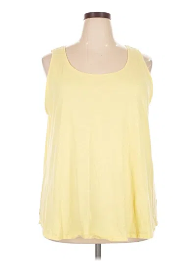 Pre-owned Evri Sleeveless T-shirt In Yellow