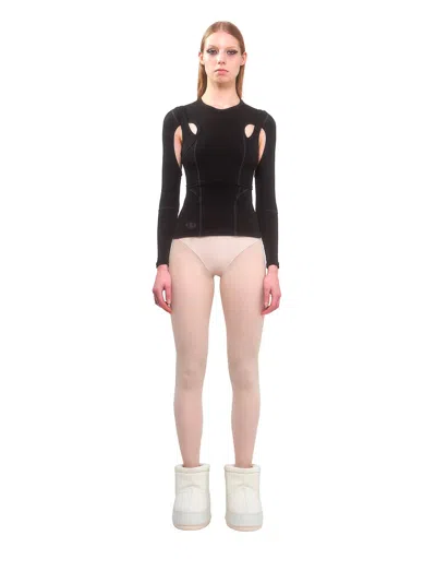 Evropa X Boysloft Two-in-one Long Sleeve Tank Top In Black