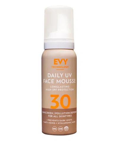 Evy Technology Daily Uv Face Mousse Spf 30 75 ml In White