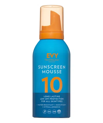 Evy Technology Sunscreen Mousse Spf 10 150 ml In White