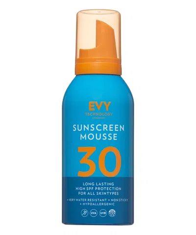 Evy Technology Sunscreen Mousse Spf 30 150 ml In White