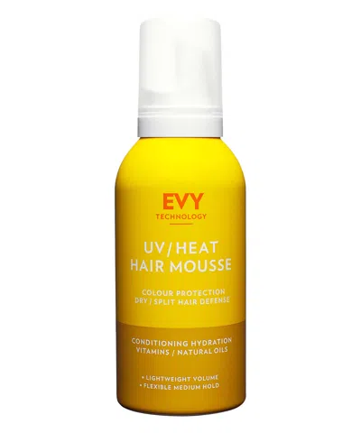 Evy Technology Uv/heat Hair Mousse 150 ml In White