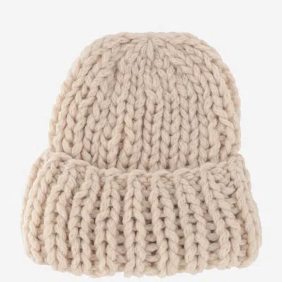 EVYINIT BEIGE MERINO WOOL BLEND HAT