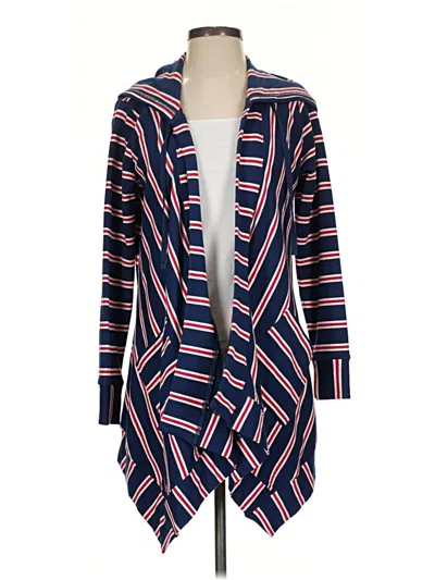 Pre-owned Evy's Tree Cardigan Sweater In Blue