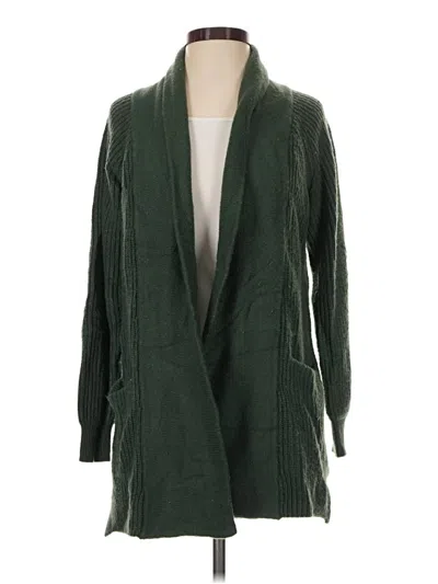 Pre-owned Evy's Tree Cardigan Sweater In Green