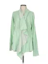 Evy's Tree Long Sleeve Blouse In Green