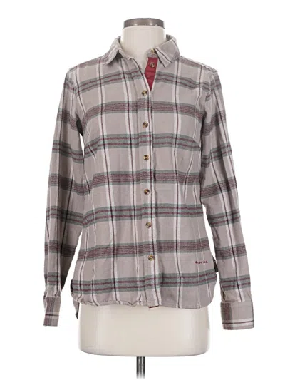 Pre-owned Evy's Tree Long Sleeve Button Down Shirt In Gray