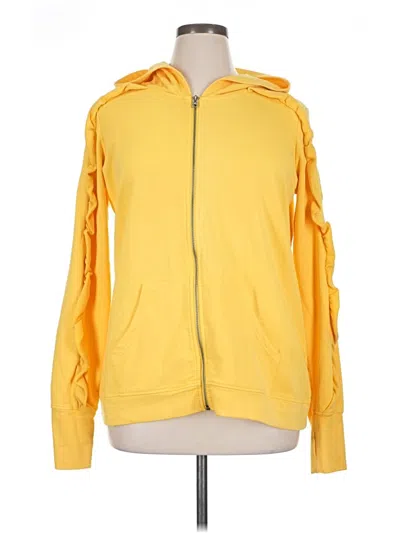 Pre-owned Evy's Tree Zip Up Hoodie In Yellow