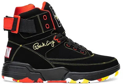 Pre-owned Ewing Athletics Men's  Ewing 33 Hi Big Pun Birthday Sneakers In Black/red/yellow