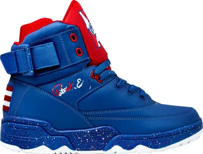 Pre-owned Ewing Athletics Men's  Ewing 33 Hi Big Pun Puerto Rico Sneakers In Royal/red/white
