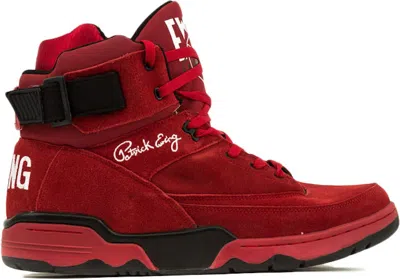 Pre-owned Ewing Athletics Men's  Ewing 33 Hi Sneakers In Red/black/white