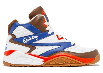 Pre-owned Ewing Athletics Men's  Ewing Sport Lite Snickers Sneakers In White/brown/royal