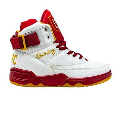 Pre-owned Ewing Pimp C X 33 Hi 'white Biking Red Gold' | Men's Size 13