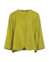 Ewooluzione Woman Jacket Light Green Size 10 Silk In Green