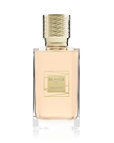 Ex Nihilo Explicite Eau De Parfum 3.4 Oz.