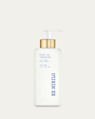 Ex Nihilo Lust In Paradise Body Lotion, 12 Oz. In Transparent