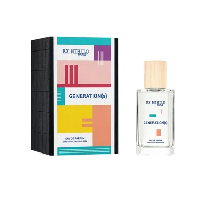 Ex Nihilo Unisex Generation(s) Edp Spray 3.3 oz Fragrances 3760330430072 In Transparent