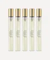 Ex Nihilo Women's The Hedonist Eau De Parfum Travel Set 5 X 7.5ml