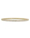 Ex-tensible 18k Gold Diamond Stretch Tennis Bracelet In Gold